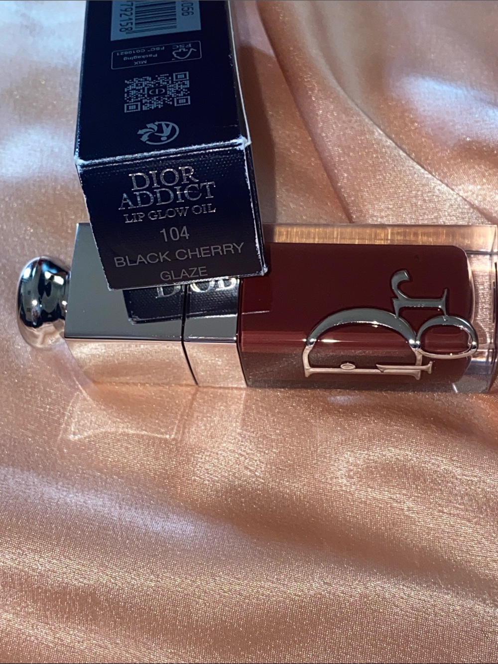 Dior Addict lip glow oil  Juicy Lip Glow Oil — Peach & Silver Mint New - Picture 5 of 12
